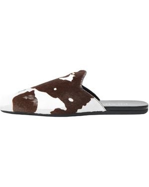Prada Flat Mules - Brown