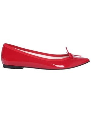 Repetto Brigitte Pointed Toe Ballet Flats in Red | Lyst