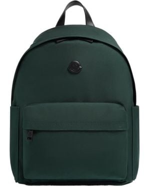 Moncler New Pierrick Logo Detailed Backpack - Green