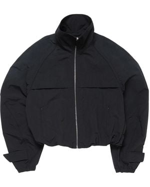 Acne Studios High-Collar Zip-Up Jacket - Blue