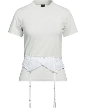 Balenciaga Solid-Color T-Shirt - White