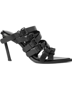 Ann Demeulemeester 90Mm Nel Strappy Sandals - Black