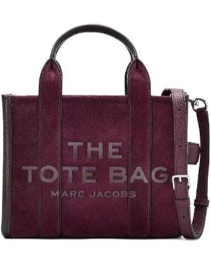Marc Jacobs The Suede Small Tote Bag - Purple