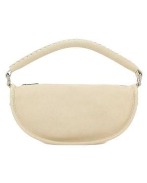 Burberry B Clip Shoulder Bag - White
