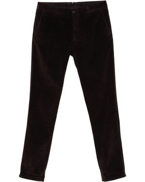 Incotex Straight-Leg Casual Pants - Black