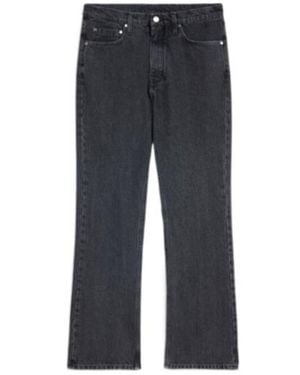 Jil Sander Flared Lightweight Denim Trousers - Blue