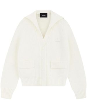 we11done Rib Long-Sleeved Jumper - White