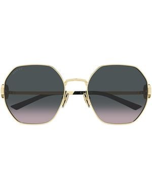 Gucci Eyewear Irregular Frame Sunglasses - Multicolor