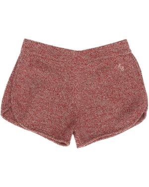 Magda Butrym Elastic Waist Shorts - Red