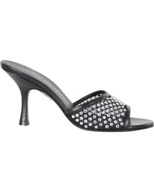 Stuart Weitzman Round-Toe High-Heeled Sandals - Multicolor