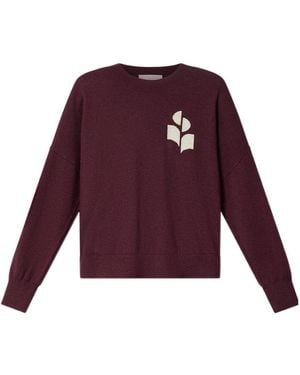 Isabel Marant Marisans Crew-Neck Jumper - Purple