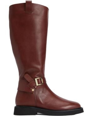 Barbour Solid Colour Tall Boots - Brown