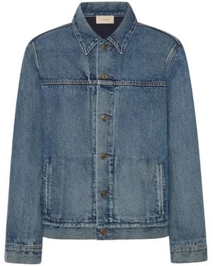 The Row Long-Sleeve Denim Jacket - Blue