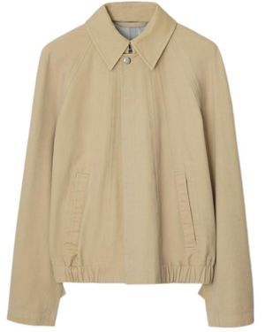 Burberry Cotton Jacket - Natural