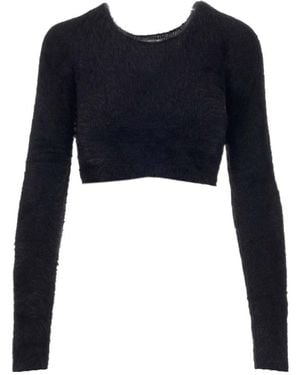 Ambush Crewneck Cropped Jumper - Blue