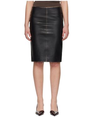 St. Agni Low-Waisted Skirt - Black