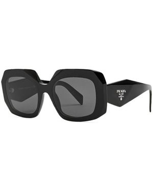 Prada Oversized Sunglasses - White