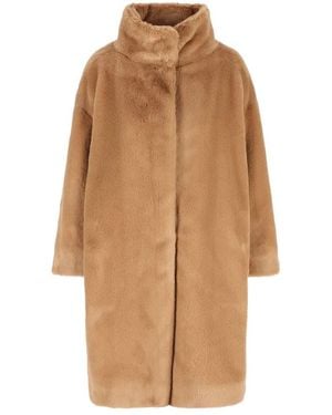 Herno Single-Breasted Coats - Brown
