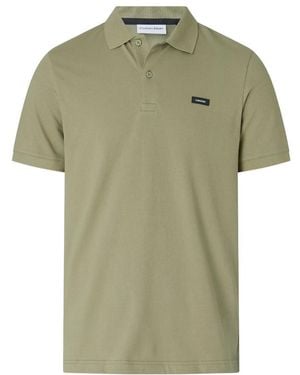 Calvin Klein Short-Sleeved Polo Shirt - Green