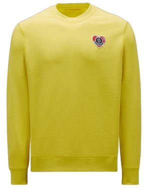 Moncler Logo Sweatshirt - Yellow