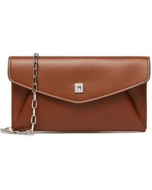 Max Mara Leather Envelope Wallet - Brown