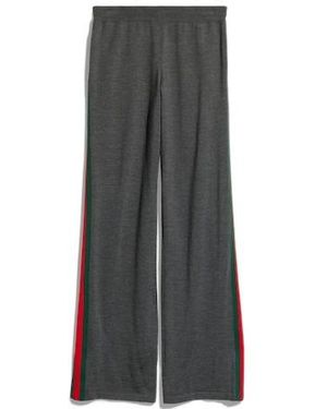 Gucci Fine Wool Leisure Trousers With Web - Multicolour