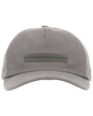 ZEGNA Cotton Baseball Cap - Grey
