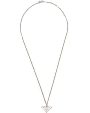 Prada Symbole Necklace - White