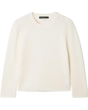 James Perse Wool-Blend Sweater - White