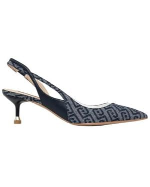 Liu Jo Denim Slingback Pumps - Blue