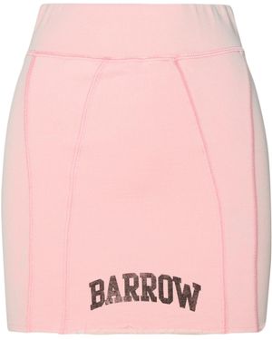 Barrow Logo Spliced Skirt - Pink