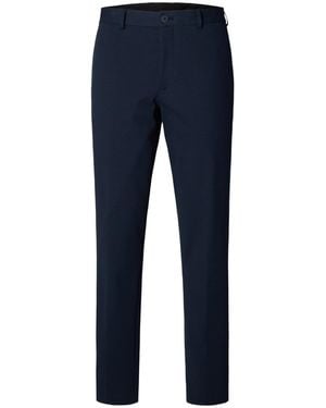 SELECTED Slim-Fit Formal Trousers - Blue