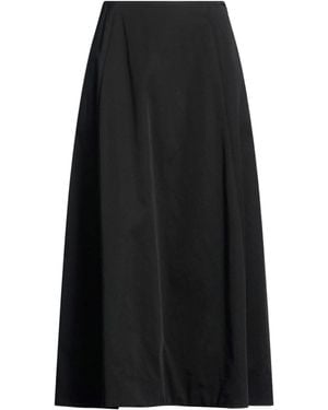 Balenciaga Solid-Colored Flare Skirt - Black