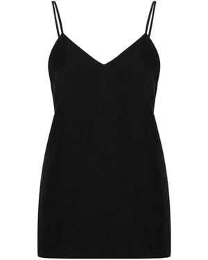 TOTEME Totême V-Neck Sleeveless Tank Top - Black