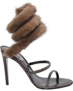 Rene Caovilla René Caovilla Heeled Sandals - White