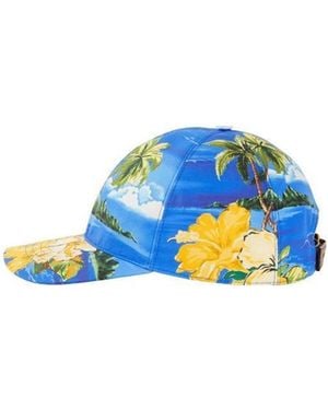 Gucci Tropical Print Cap - Blue