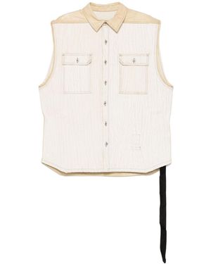 Rick Owens Sl Tommy Jumbo Gilet - White