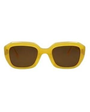 Isabel Marant Plain Color Sunglasses - Yellow