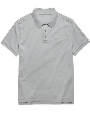 Canada Goose Logo-Patch Polo Shirt - Grey