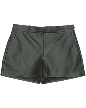 Gucci Leather Shorts - Green