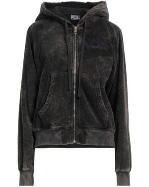 DIESEL Solid-Color Hoodie - Black