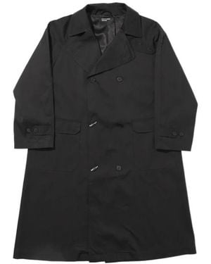 Enfants Riches Deprimes I'M Your Double-Breasted Trench Coat - Black