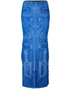 Off-White c/o Virgil Abloh Knit Skirt - Blue