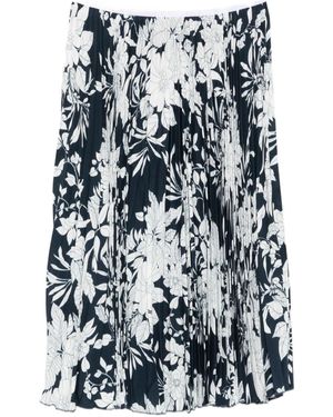 N°21 Pleated Floral-Print Midi Skirt - Multicolour