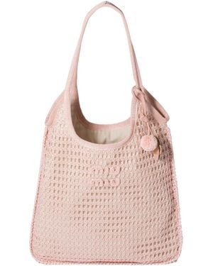 Miu Miu Ivy Crochet Tote Bag - Natural