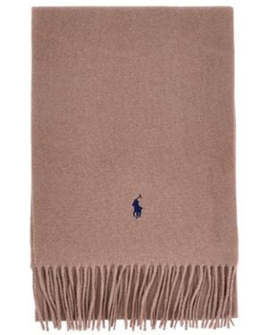 Polo Ralph Lauren Fringed Scarf - Brown