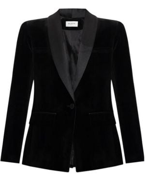 Balmain Long-Sleeve Blazer - Black