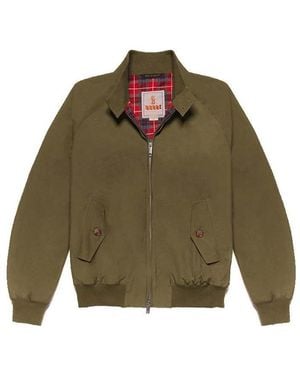Baracuta G 9 Harrington Zip-Up Bomber Jacket - Green
