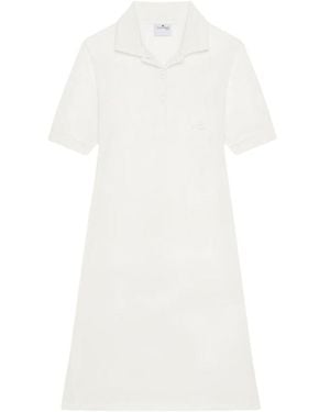 Courreges Courrèges Mini Piqué Polo Dress - White