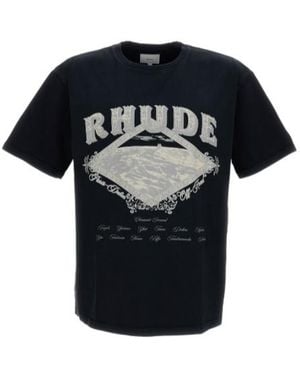 Rhude Crew Neck T-Shirt - Black